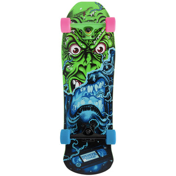 Santa Cruz x Stranger Things Roskopp Face 80s 9.5" Cruiser Complete